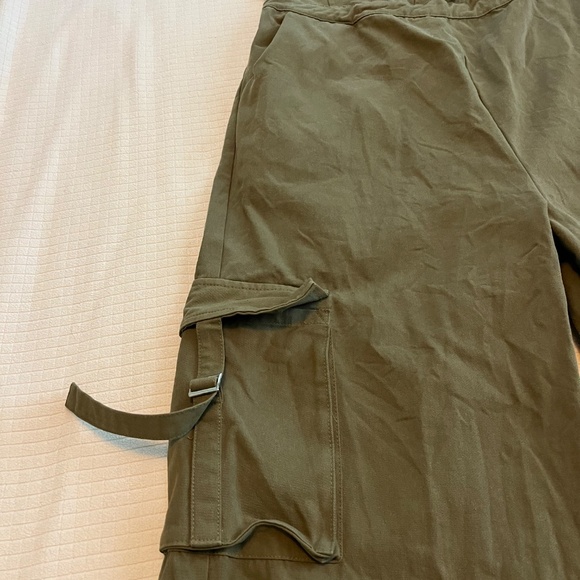 Francesca's Strapless Cargo Jumpsuit - Picture 3 of 4